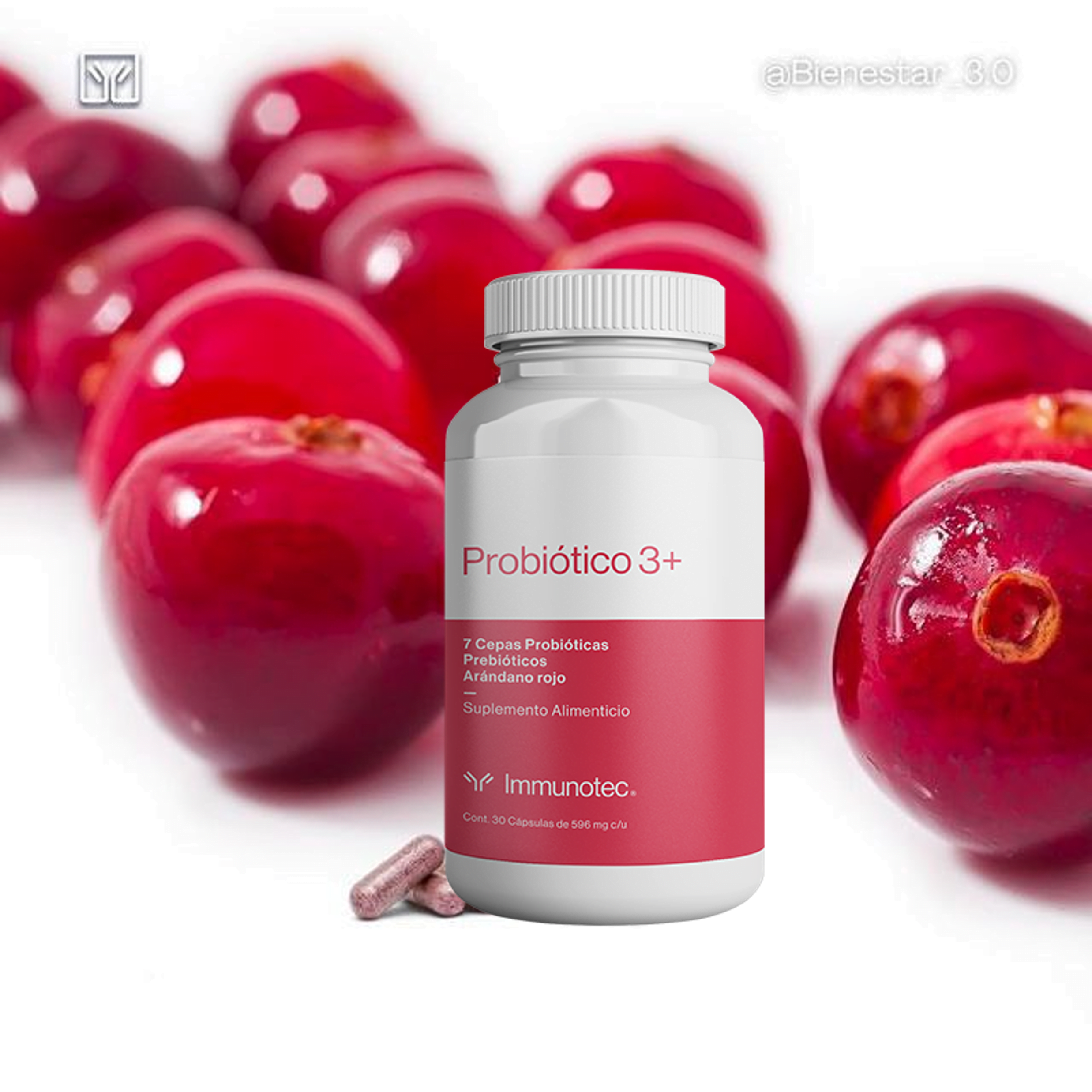 <b>Probióticos 3+</b><br>Ayuda a tu digestión y favorece tu nutrición