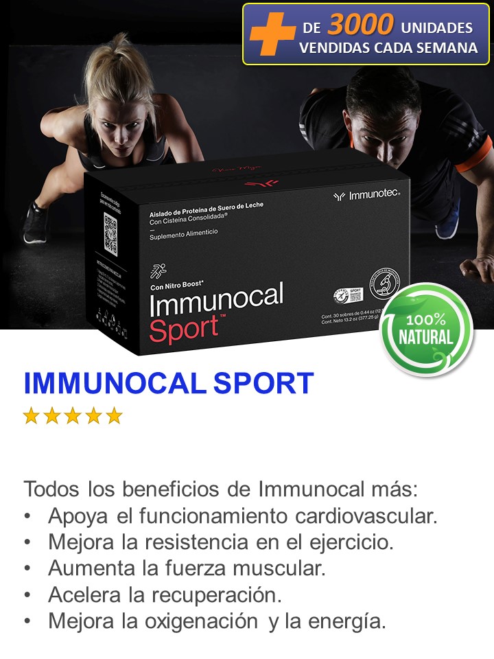 Immunocal Sport Beneficios 3